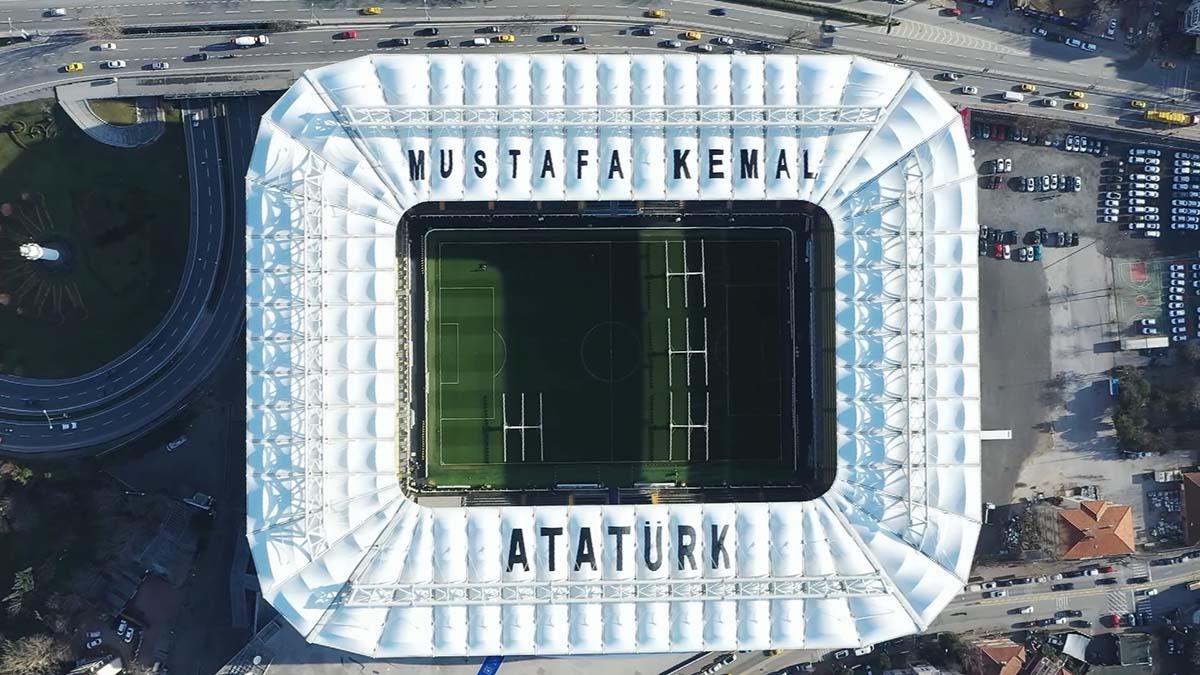 Fenerbahçeli Yarınlar Derneği Mustafa Kemal Atatürk'ün ismi Ülker Stadyumu Fenerbahçe Şükrü Saracoğlu Spor Kompleksi'nin çatısına işlendi