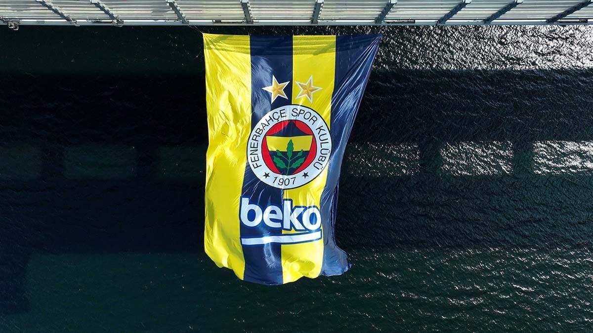 Fenerbahçeli Yarınlar Derneği Avrupa Şampiyonu Fenerbahçe Beko’nun bayrakları, 1915 Çanakkale ve Osmangazi Köprülerine asıldı