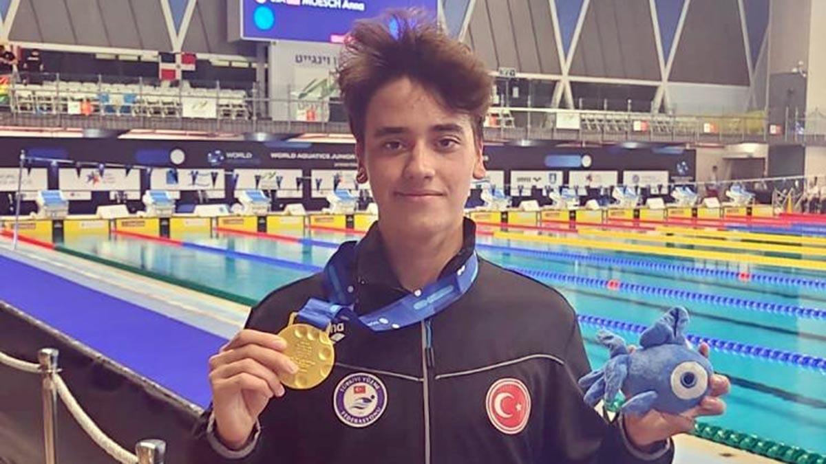 Bremen Derneği Rekorlar kırarak Dünya Şampiyonu olan Fenerbahçeli milli yüzücümüz Kuzey Tunçelli, 800 metrede de Olimpiyat kotası aldı